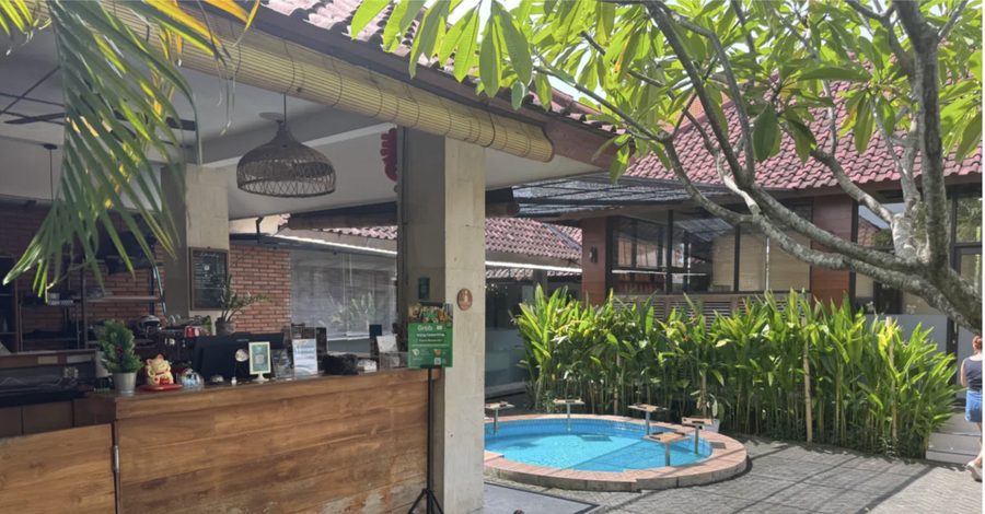 Coworking café in Bali